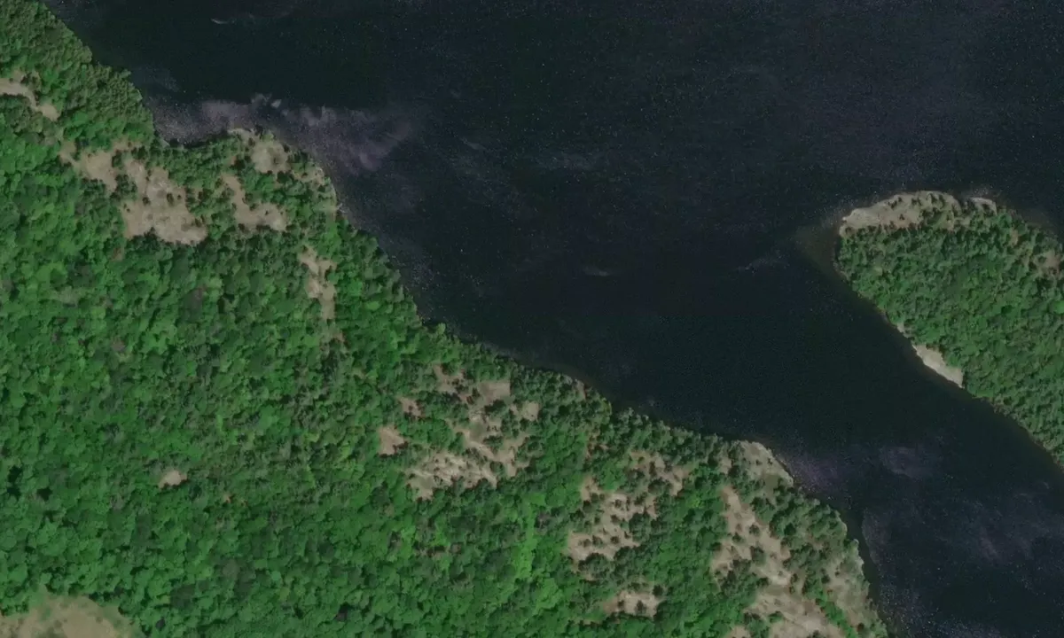Satelite image of Loon Bay