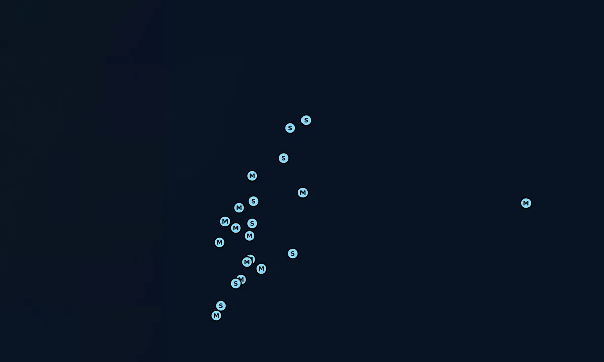 Satelite image of Loon Harbor