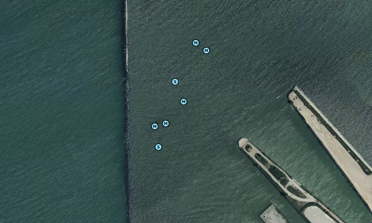 Satelite image of Lorain Harbor