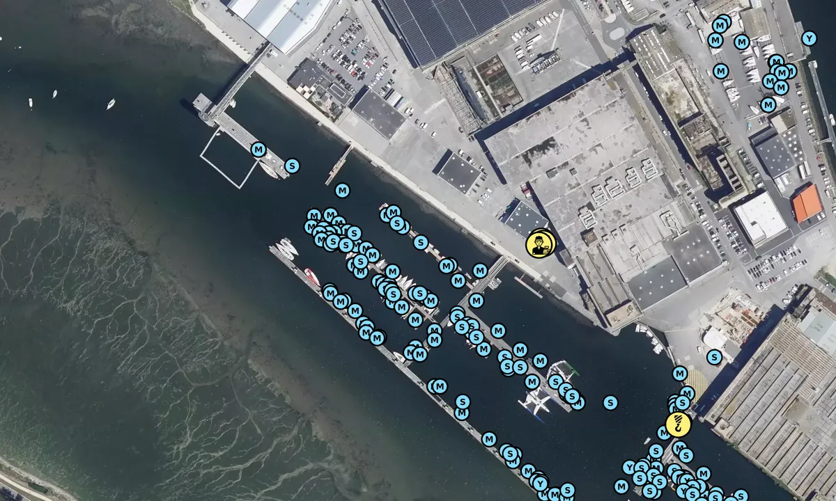 Satelite image of Lorient - La Base