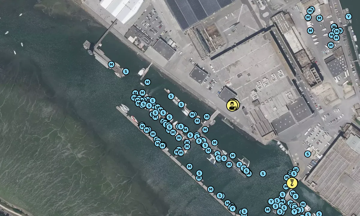 Satelite image of Lorient - La Base