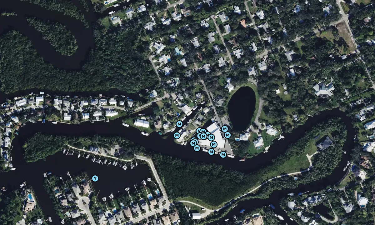 Satelite image of Lost River Marine