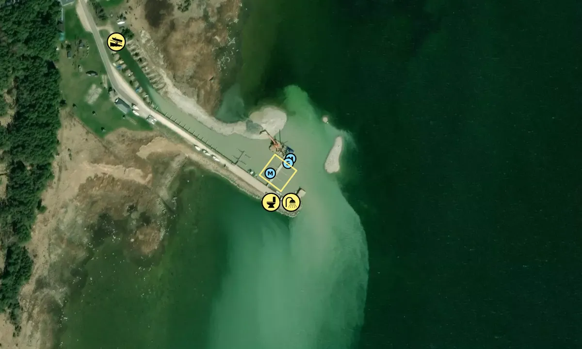 Satelite image of Lounaranna Port