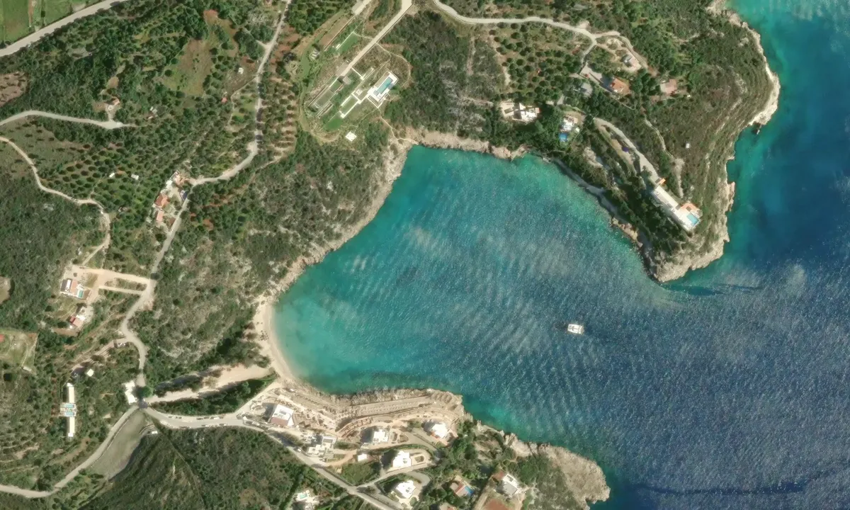 Satelite image of Loutraki Bay