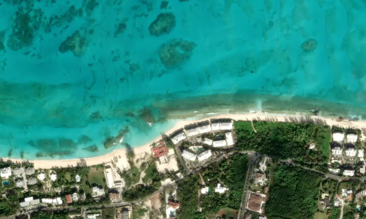 Satelite image of Love Beach - Day Stop