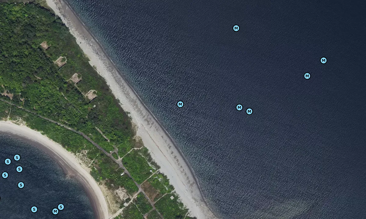 Satelite image of Lovell Island