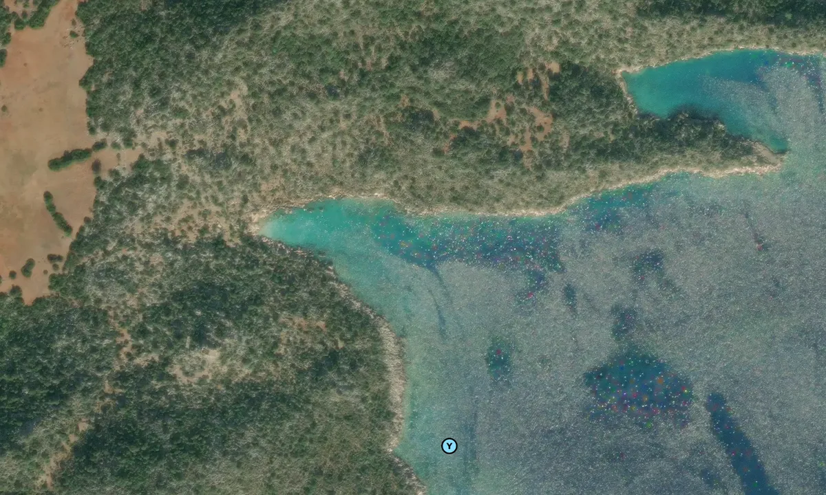 Satelite image of Lovers bay