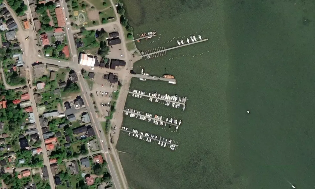 Flyfoto av Loviisa Guest Harbour