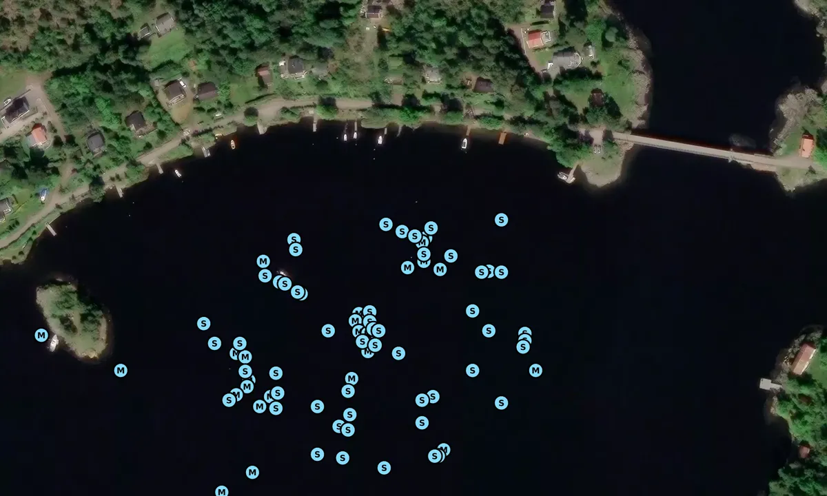 Satelite image of Løvøya