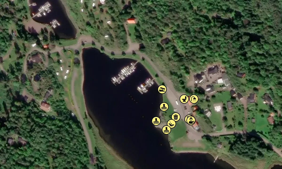 Satelite image of Løvøya - Horten