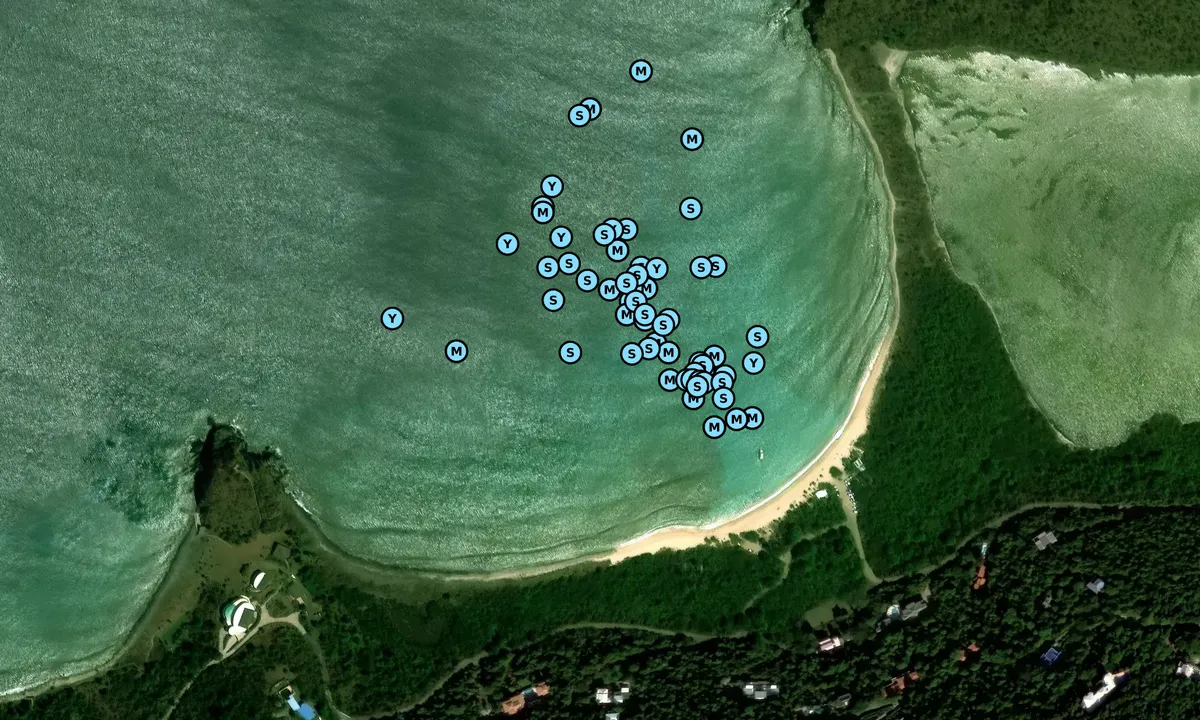 Satelite image of Lower Belmont Bay