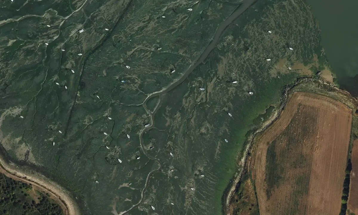 Satelite image of Lower Halstow