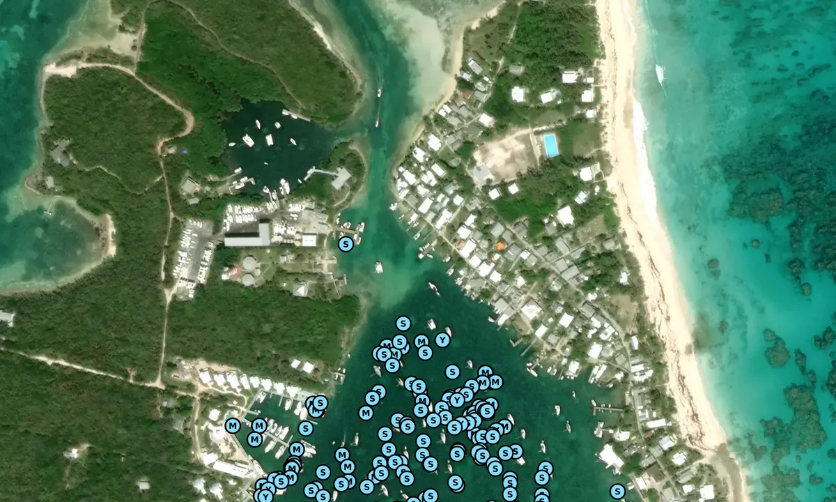 Satelite image of Lower Public Dock