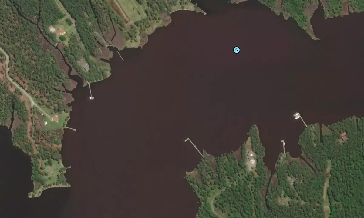 Satelite image of Lower Vandemere Creek