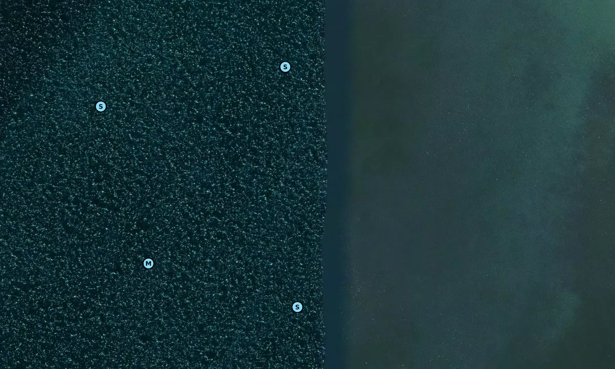 Satelite image of Lowlandman's Bay