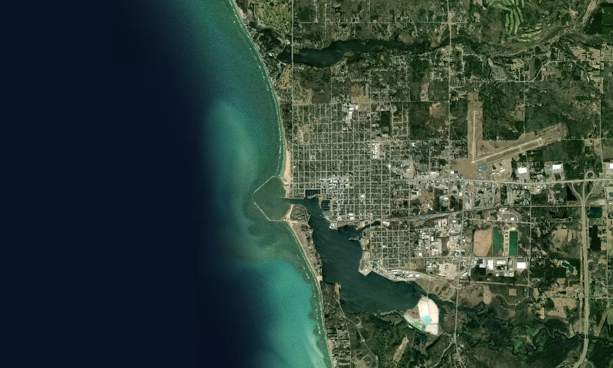 Flyfoto av Ludington Municipal Marina - Mason