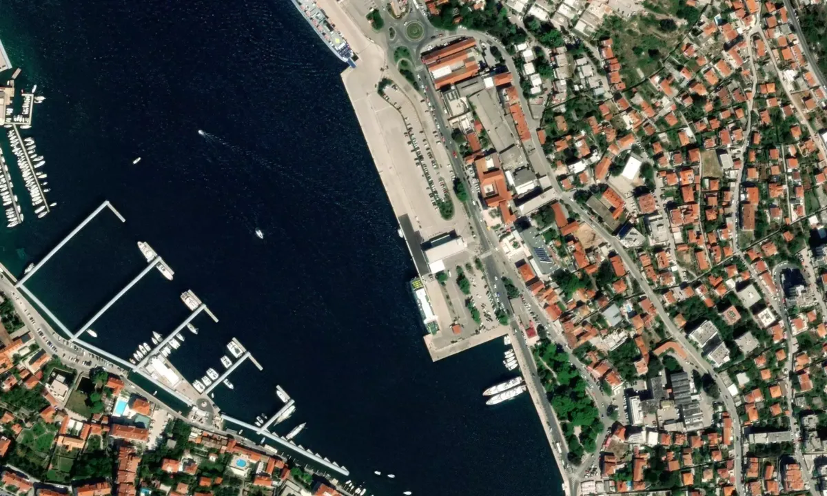 Flyfoto av Luka Dubrovnik