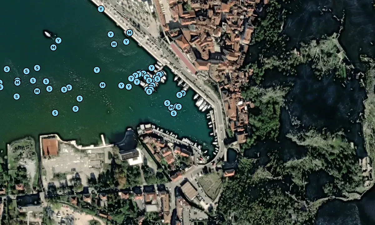 Satelite image of Luka Kotor
