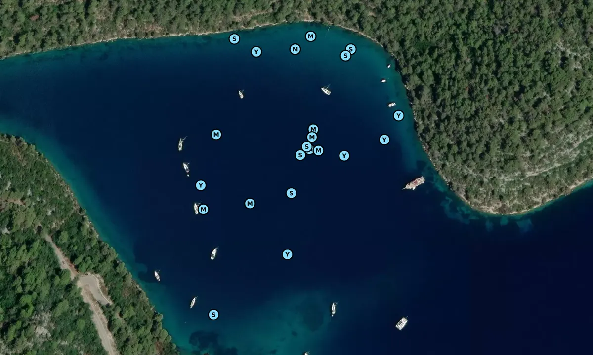 Satelite image of Luka Polače