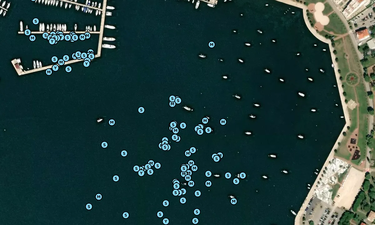 Satelite image of Luka Umag