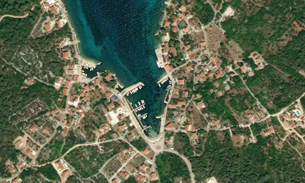 Satelite image of Lukoran Ugljan