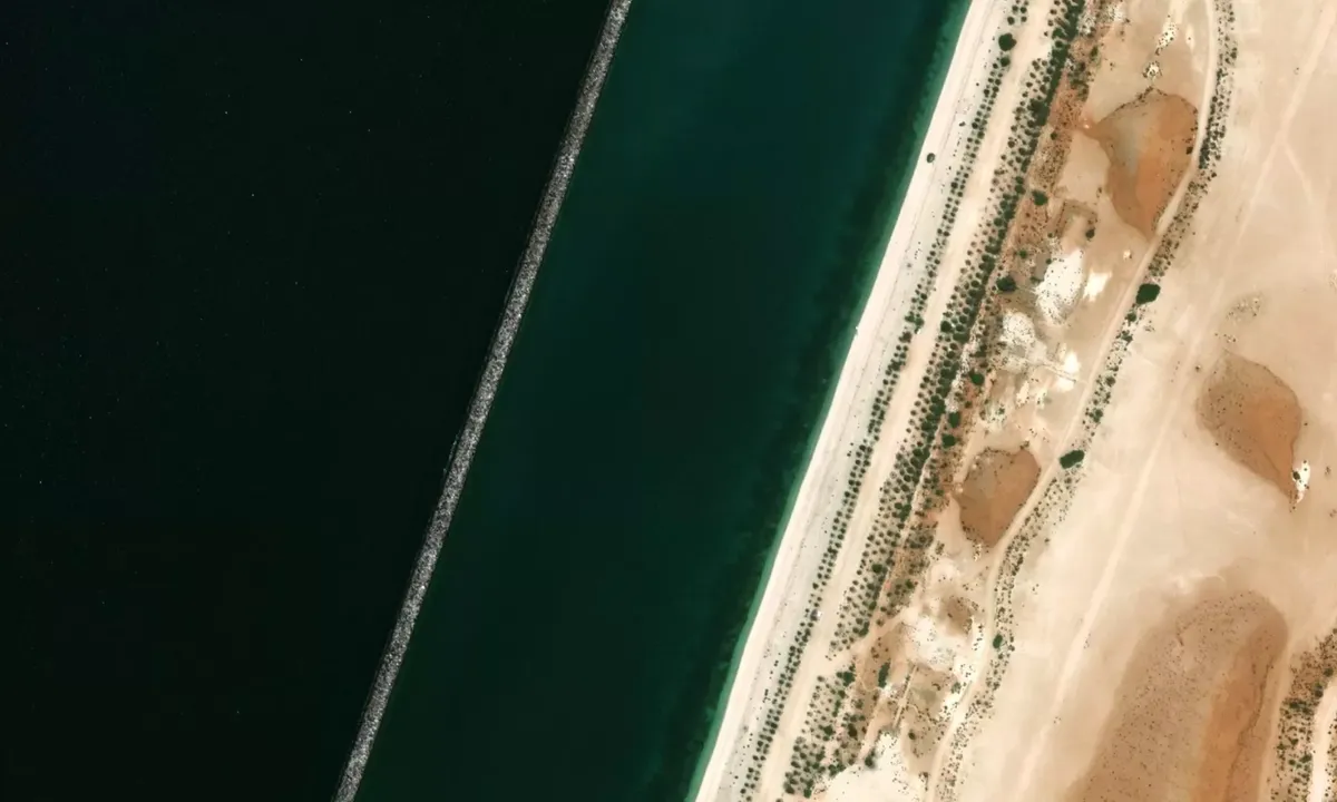 Flyfoto av Lulu Island Breakwater Anchorage