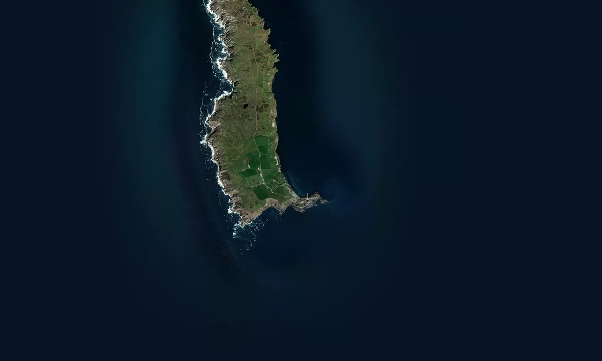 Flyfoto av Lundy Island
