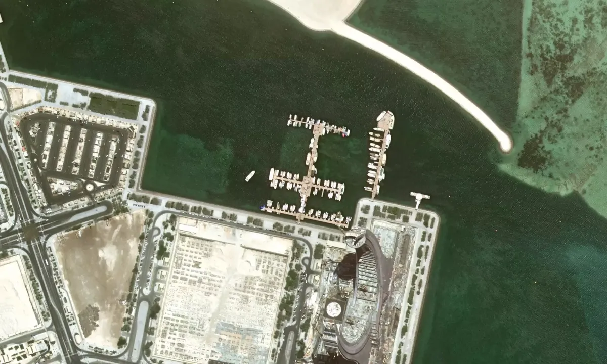 Flyfoto av Lusail Marina