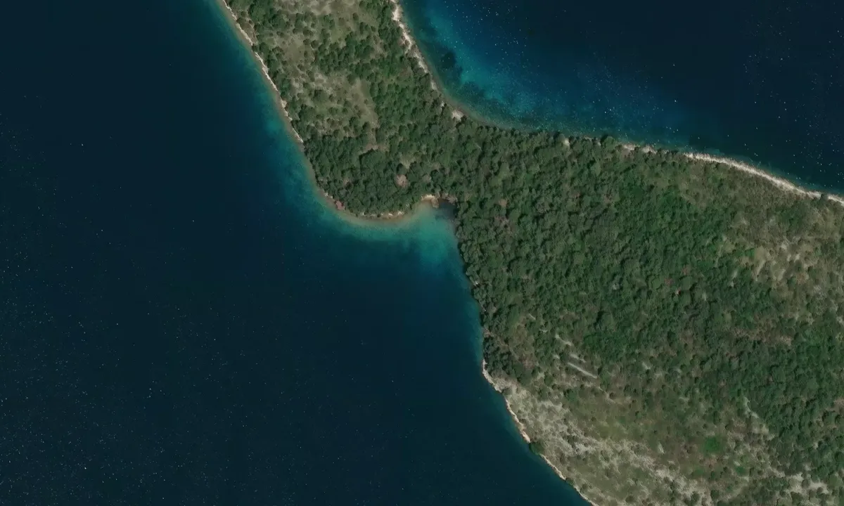 Satelite image of Luski otok