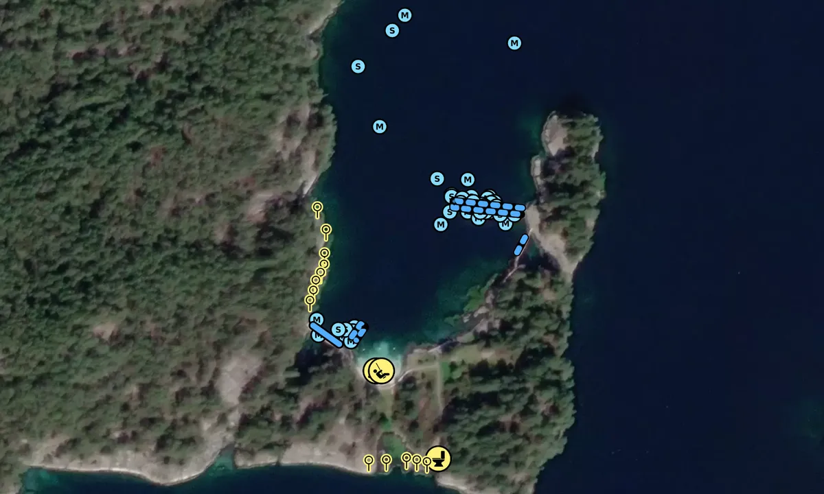 Satelite image of Lykjelsøy