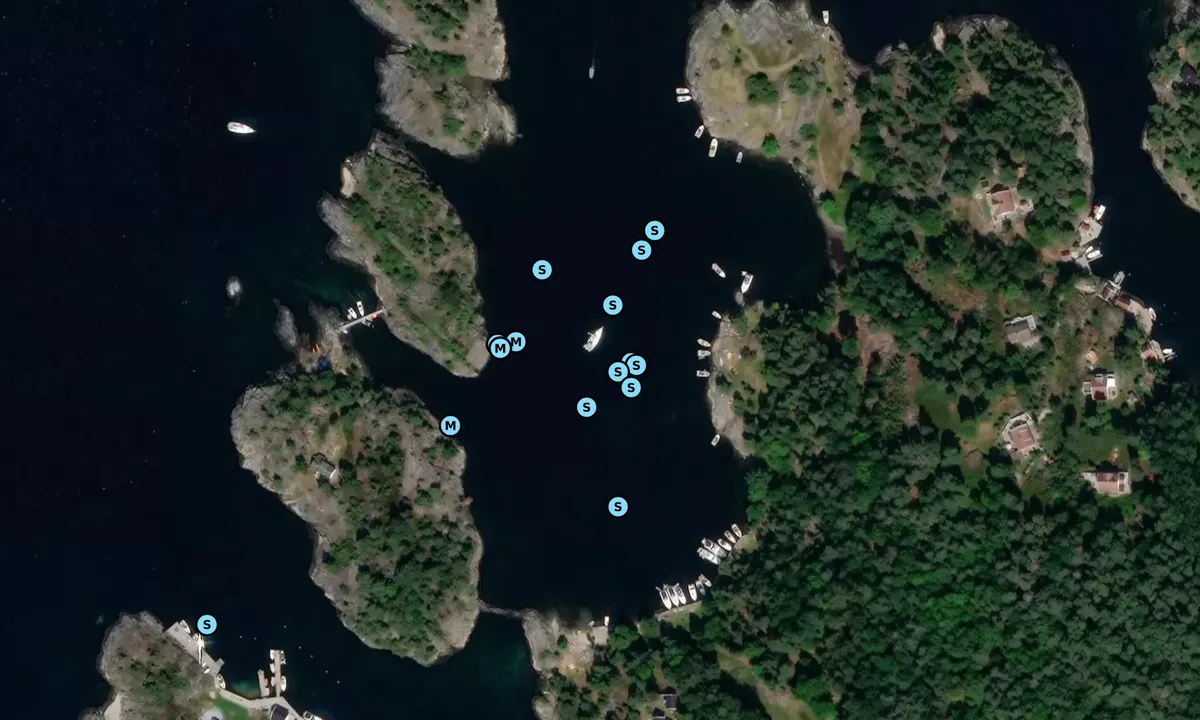 Satelite image of Lyngøya