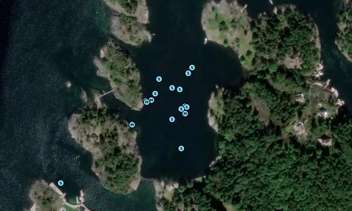 Satelite image of Lyngøybukta - Lyngøya - Smedholmen