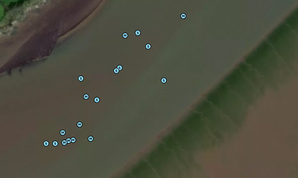 Satelite image of Lynher River