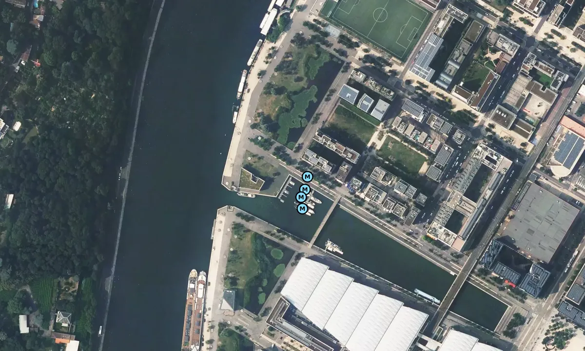 Satelite image of Lyon Port de Plaisance