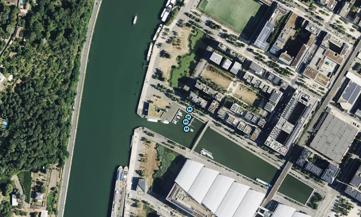 Satelite image of Lyon Port de Plaisance