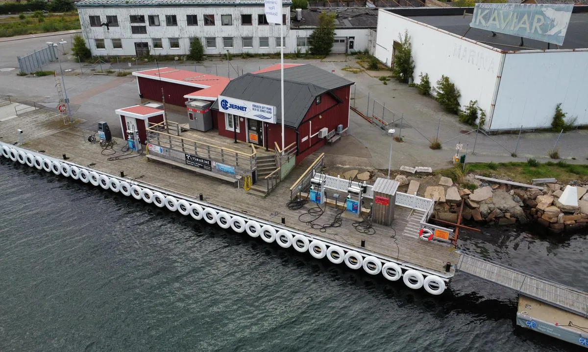 The fuel station in Lysekil