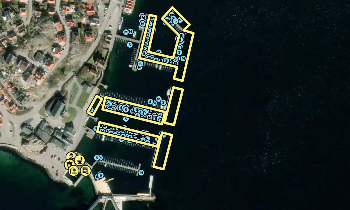 Satelite image of Lysekil Gästhamn - Havsbadet