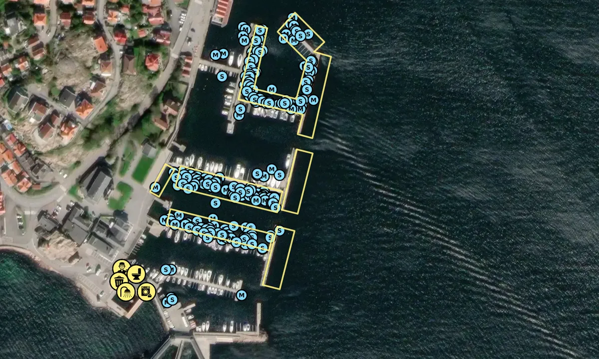 Satelite image of Lysekil Gästhamn - Havsbadet