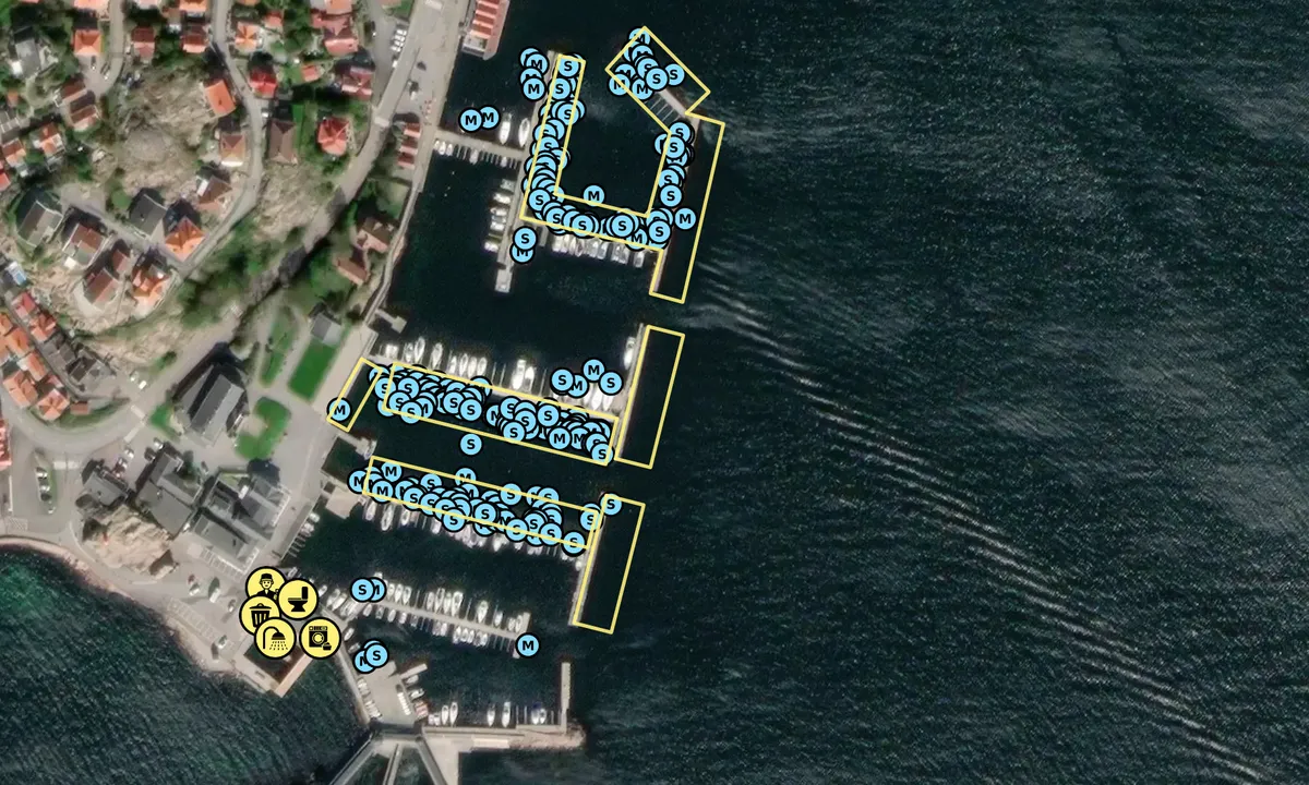 Satelite image of Lysekil - Havsbadets