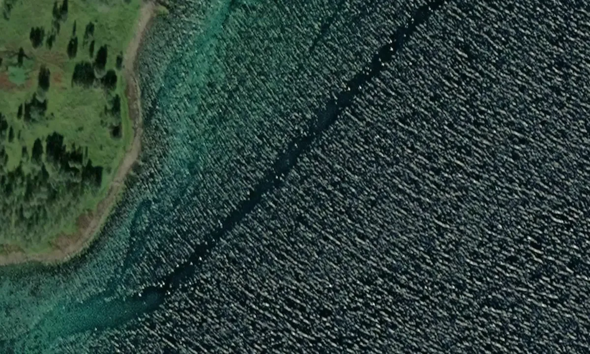 Satelite image of Lysnes Båthavn