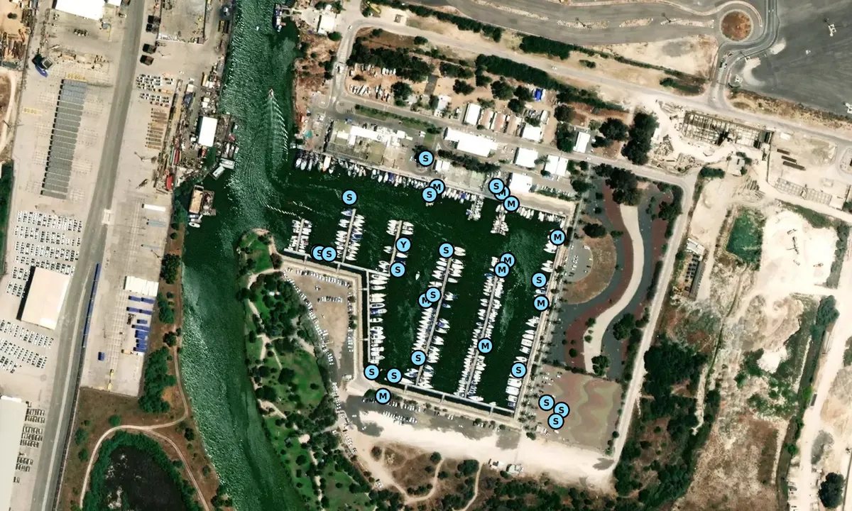 Satelite image of Maagan Shavit