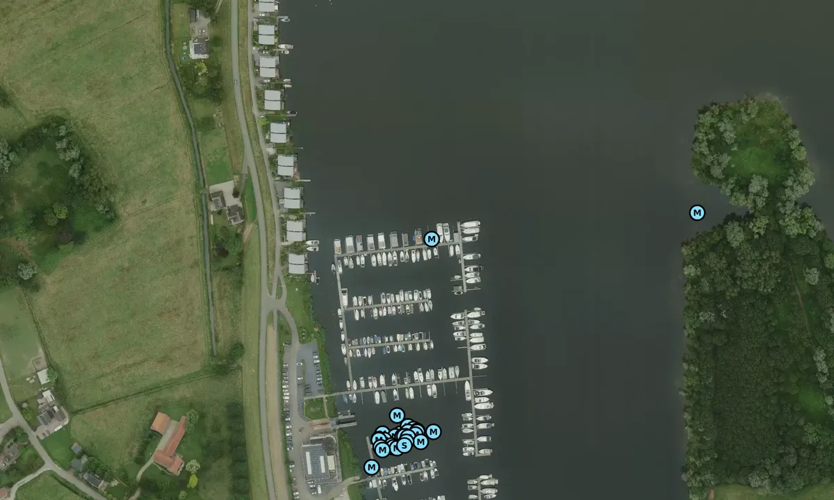 Satelite image of Maasbommel Watersport Marina