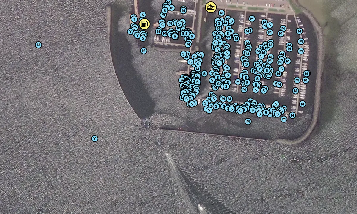 Satelite image of Maasholm Marina
