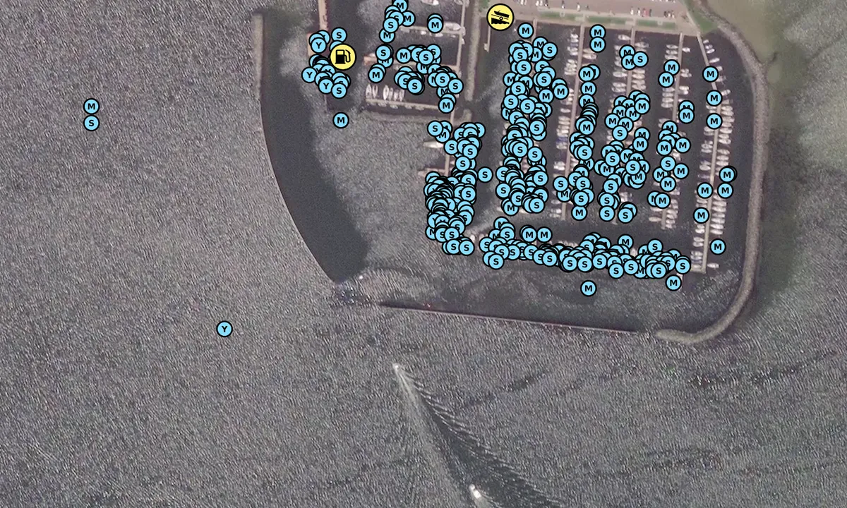 Satelite image of Maasholm Marina