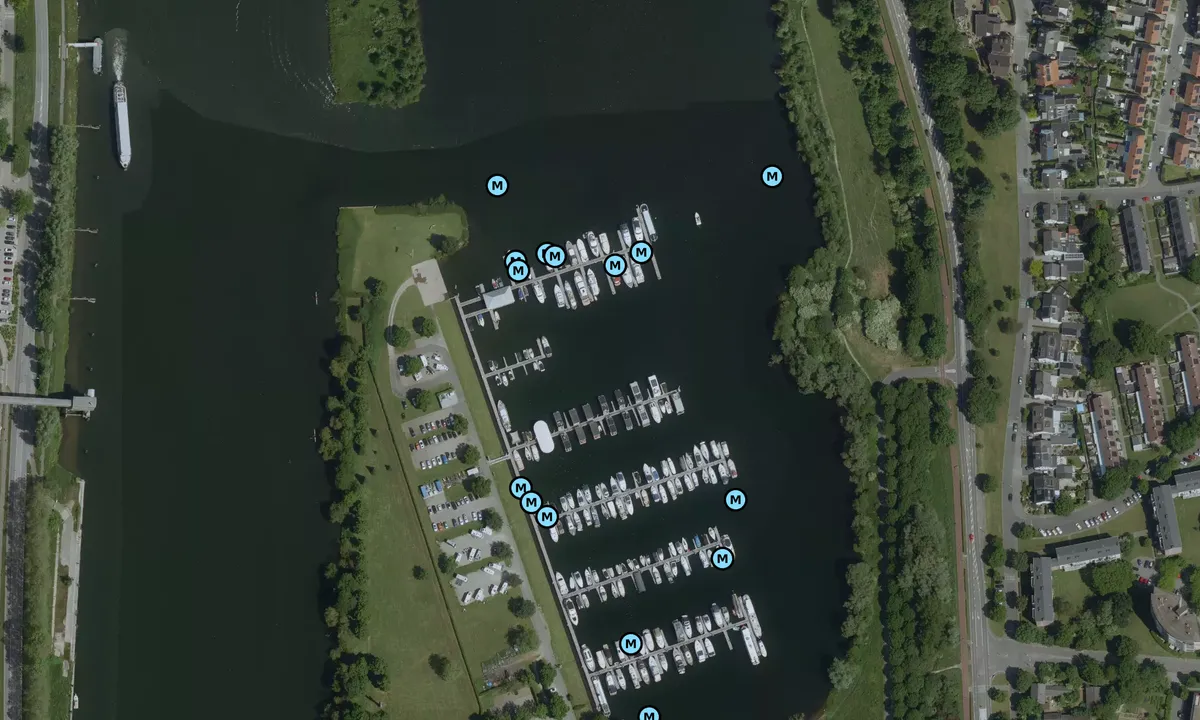 Satelite image of Maastricht Marina 1