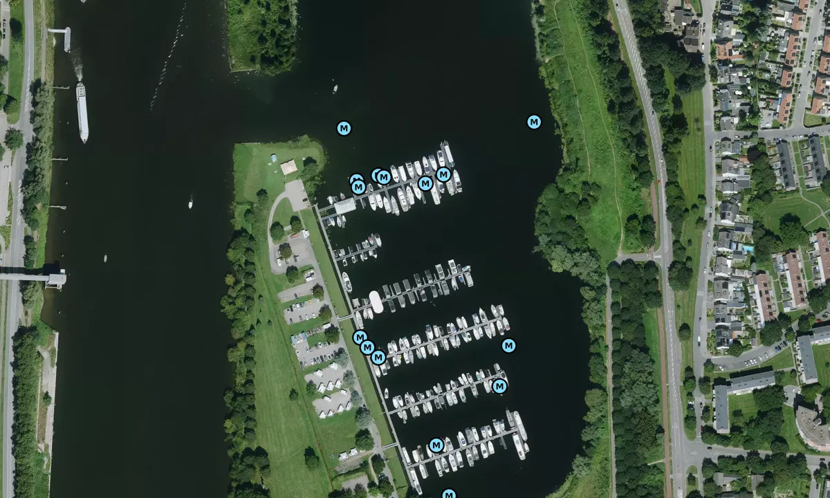 Satelite image of Maastricht Marina 1