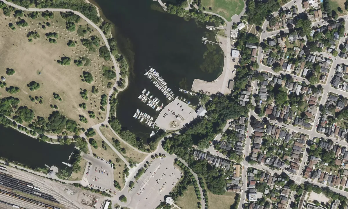 Satelite image of Macassa Bay Yacht Club - Hamilton