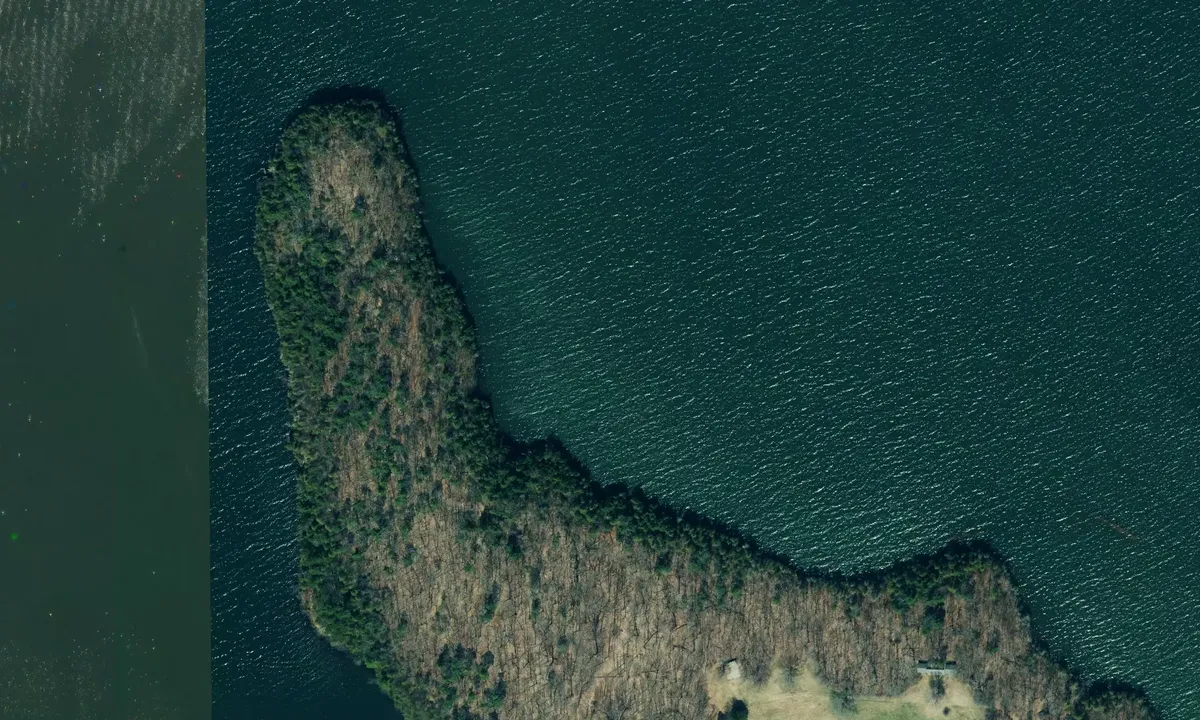 Satelite image of Macdonough Point
