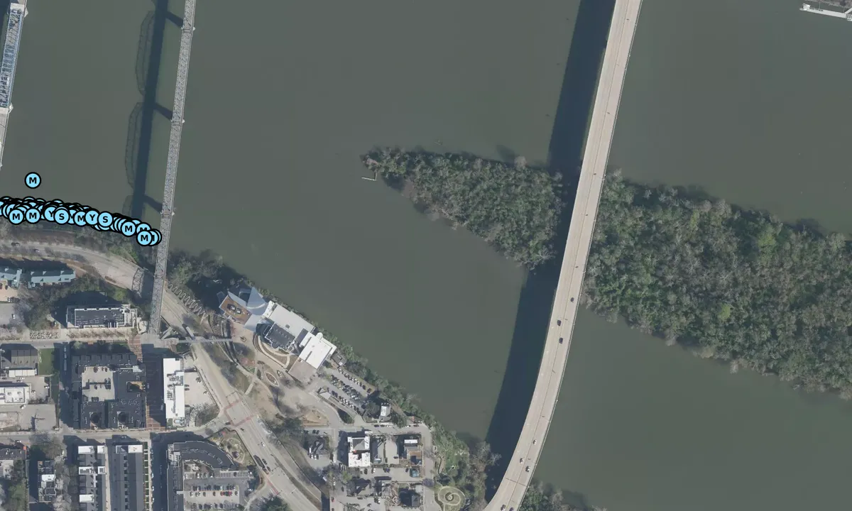 Satelite image of Maclellan Island