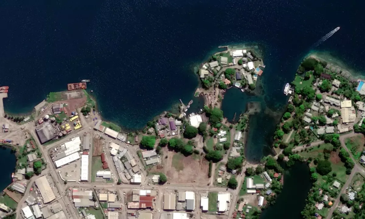 Satelite image of Madang Motor Boat Club